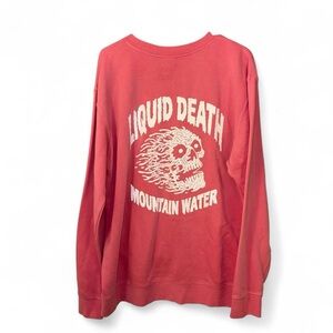 Liquid Death Women's Pink  Sweatshirt